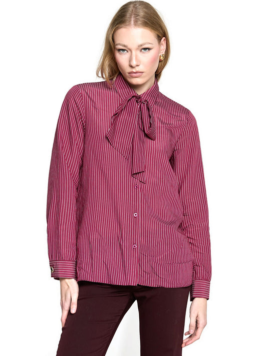 Relish Camicia Blowell Righe - Camicie Donna - Red Plum