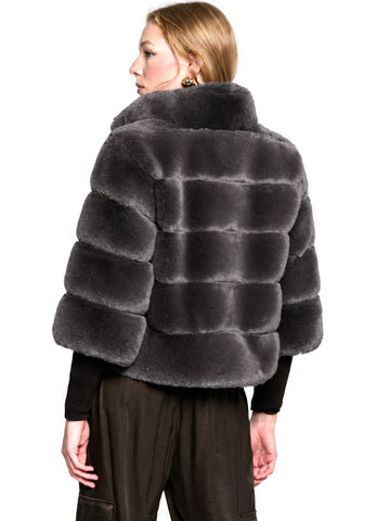 Relish Pelliccia Marila Eco - Capospalla Donna - Chocolate Brown