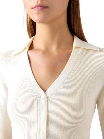 Saint Barth Aelis Wool Body Knit - Intimo Donna - Bianco