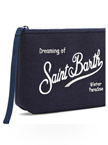 Saint Barth Aline Wool Pochette Herringbone - Borse Donna - Emb