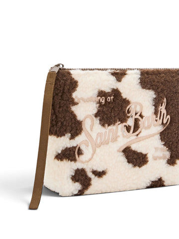 Saint Barth Aline Teddy Pochette Cow Skin - Borse Donna - Cow Skin