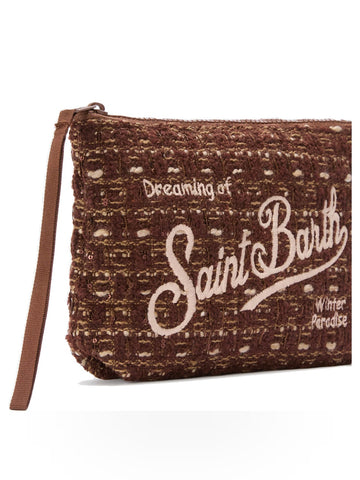Saint Barth Aline Tweed Pochette - Borse Donna - 1811 Emb