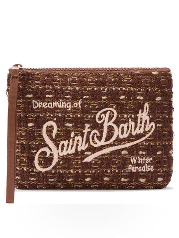 Saint Barth Aline Tweed Pochette - Borse Donna - 1811 Emb