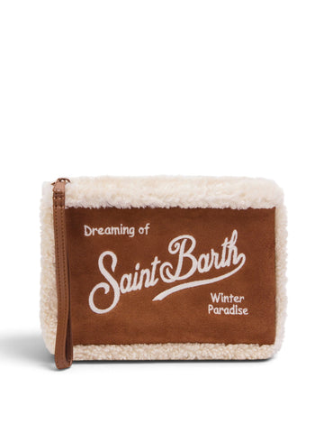Saint Barth Aline Shearling Pochette - Borse Donna - 1910 Emb