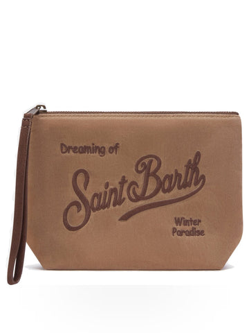 Saint Barth Aline Wax Pochette - Borse Donna - 1318 Emb