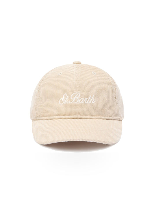 Saint Barth Baseball Corduroy S Hat - Cappelli Donna - 12 Emb