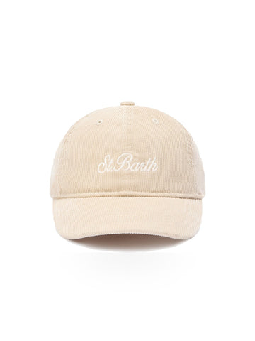 Saint Barth Baseball Corduroy S Hat - Cappelli Donna - 12 Emb