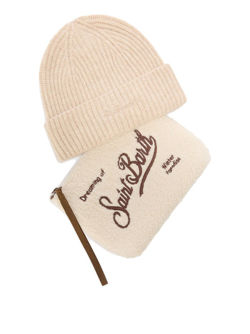 Saint Barth Gift Box Woman Hat And Pochette - Completo Donna - Teddy 11