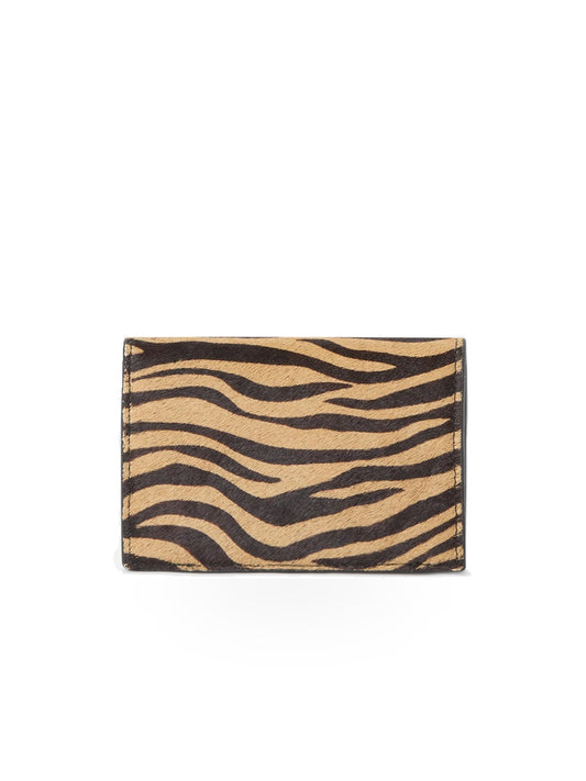 Saint Barth Card Holder Zebra Brushed Leather - Portafogli Donna - Zebra