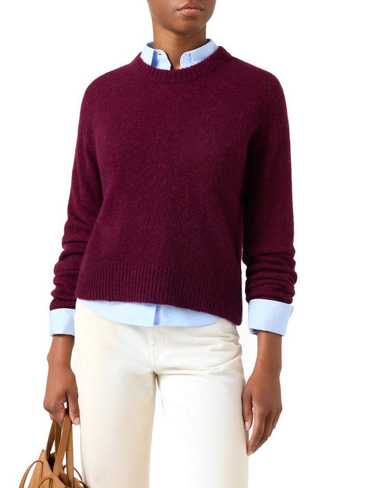 Saint Barth Lucille Soft Sweater - Maglieria Donna - Aubergine