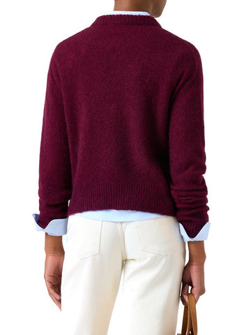Saint Barth Lucille Soft Sweater - Maglieria Donna - Aubergine