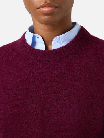 Saint Barth Lucille Soft Sweater - Maglieria Donna - Aubergine