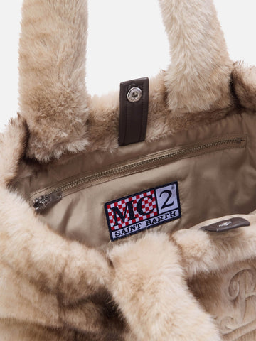 Saint Barth Colette Soft Fur Hand Bag - Borse Donna - Ferret