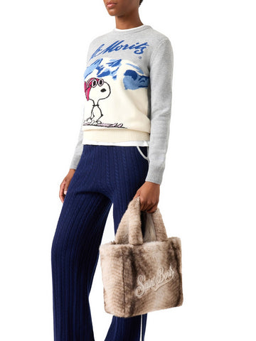 Saint Barth Colette Soft Fur Hand Bag - Borse Donna - Ferret