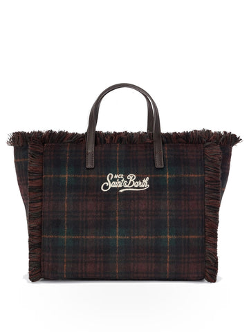 Saint Barth Colette Wool - Borse Donna - Tartan