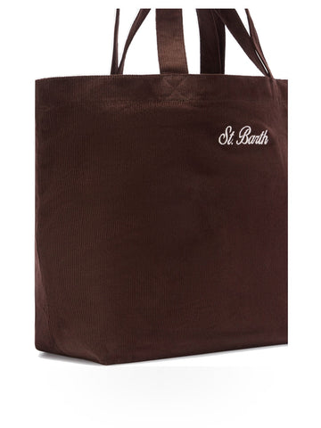 Saint Barth Essential Corduroy S Bag - Borse Donna - 18 Emb