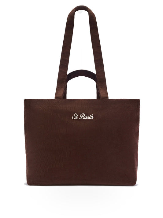Saint Barth Essential Corduroy S Bag - Borse Donna - 18 Emb