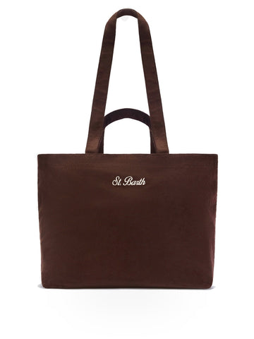 Saint Barth Essential Corduroy S Bag - Borse Donna - 18 Emb