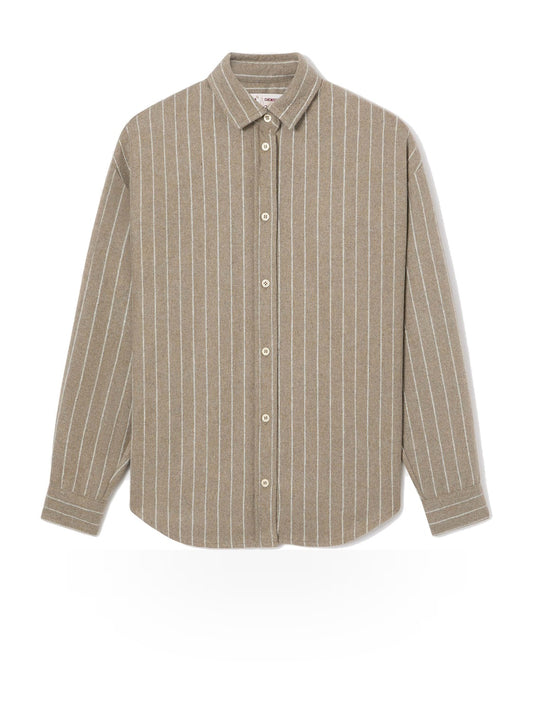 Saint Barth Gigy Flannel Long Sleeve Shirt Pinstripes - Camicie Donna - Pinstripes