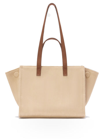 Saint Barth Jour Bag Midi Shoulder - Borse Donna - Suede Corduroy