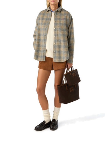 Saint Barth Lully Flannel Shirt - Camicie Donna - Tartan