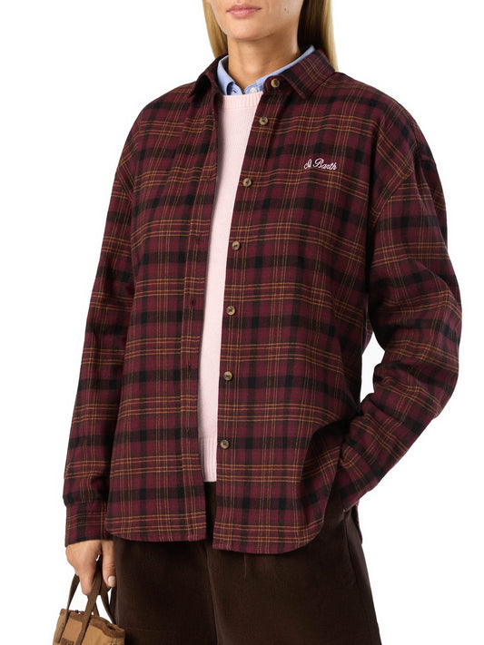 Saint Barth Lully Flannel Shirt - Camicie Donna - Tartan