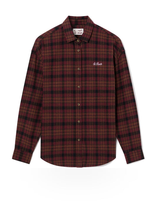 Saint Barth Lully Flannel Shirt - Camicie Donna - Tartan