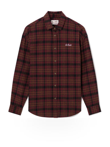 Saint Barth Lully Flannel Shirt - Camicie Donna - Tartan