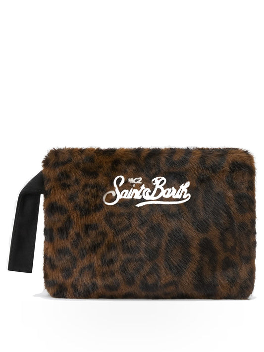Saint Barth Pareasy Fur Mink 18h Emb - Borse Donna - Dark Leopard