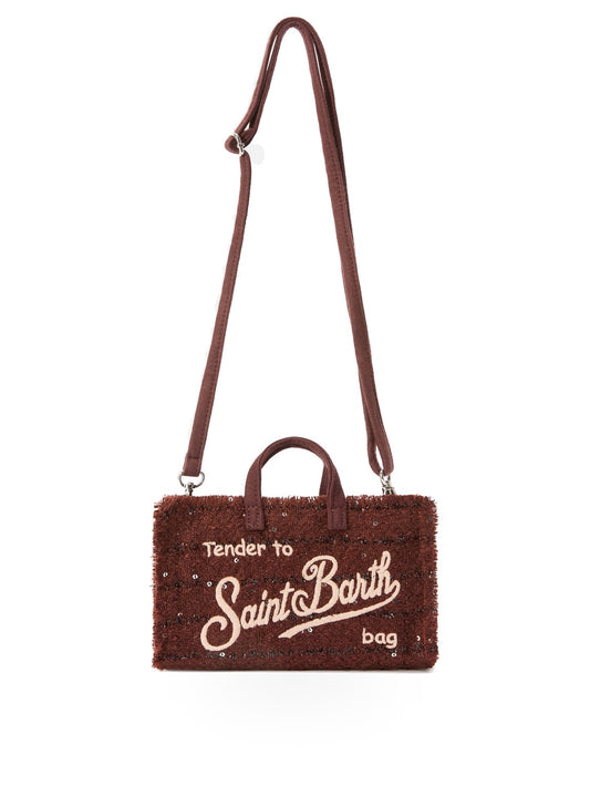 Saint Barth Phone Bag Felt Leo 18 Emb - Porta Telefono Donna - Leo 18 Emb