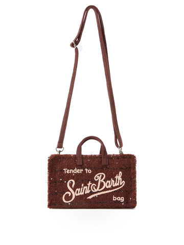 Saint Barth Phone Bag Felt Leo 18 Emb - Porta Telefono Donna - Leo 18 Emb