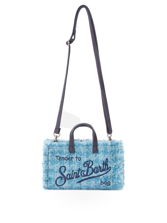 Saint Barth Phone Bag Tweed Mini Paillettes 18 Emb - Porta Telefono Donna - 3136 Emb