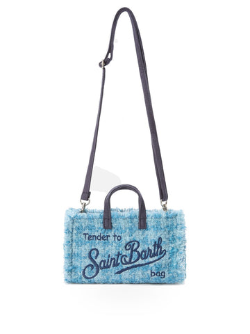 Saint Barth Phone Bag Tweed Mini Paillettes 18 Emb - Porta Telefono Donna - 3136 Emb