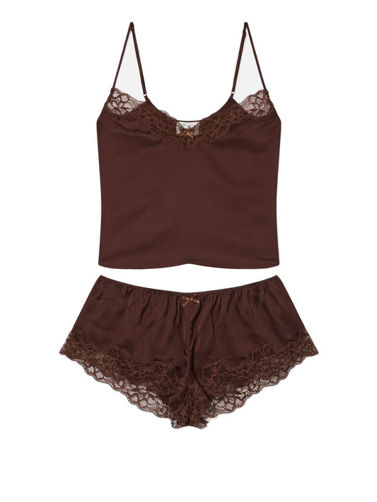 Saint Barth Pilar Woman Set Tank Top + Short - Completo Donna - 18d Lace