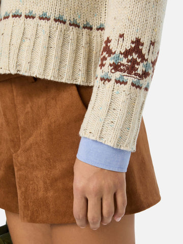 Saint Barth Patty Donegal Cardigan - Maglieria Donna - Fair Isle