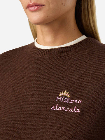 Saint Barth New Queen Embry Jumper - Maglieria Donna - Miss Stancata