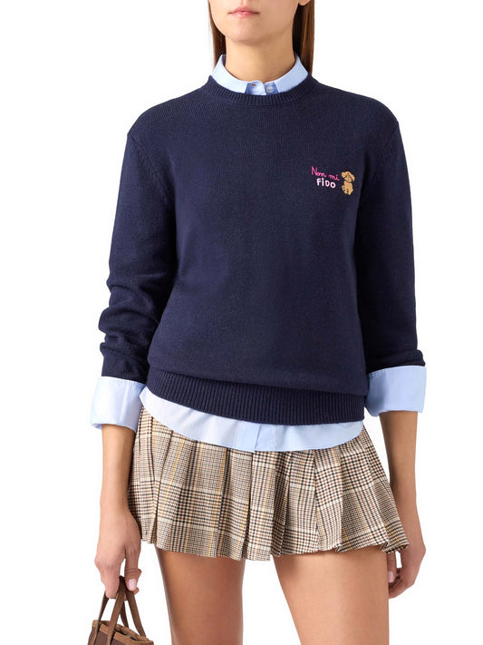 Saint Barth New Queen Embry Jumper - Maglieria Donna - Poodle Fido