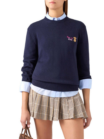 Saint Barth New Queen Embry Jumper - Maglieria Donna - Poodle Fido