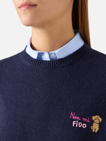 Saint Barth New Queen Embry Jumper - Maglieria Donna - Poodle Fido