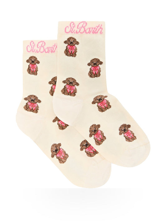 Saint Barth Sox W Snoopy Heart 1145 - Calzini Donna - Poodle