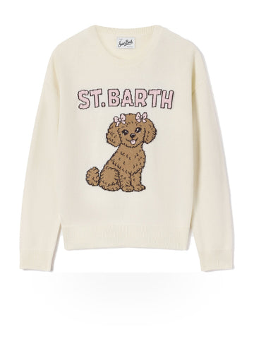 Saint Barth Tessa Sweater - Maglieria Donna - Sb Cute Poodle