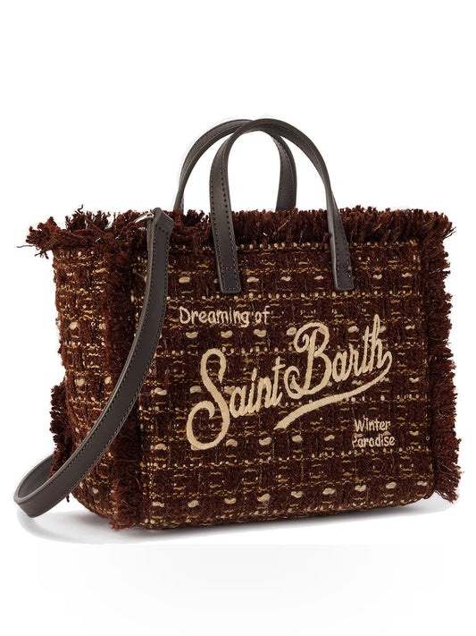 Saint Barth Vanity Mini Tweed N Bag - Borse Donna - 1811 Emb