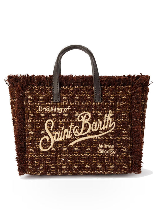 Saint Barth Vanity Mini Tweed N Bag - Borse Donna - 1811 Emb