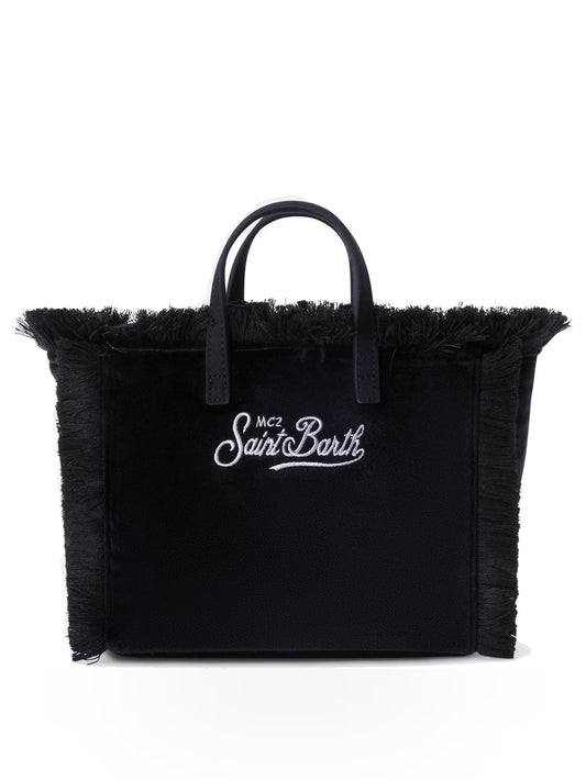 Saint Barth Vanity Mini Velvet N Small Bag - Borse Donna - 00ar Emb