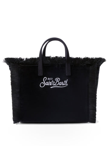 Saint Barth Vanity Mini Velvet N Small Bag - Borse Donna - 00ar Emb