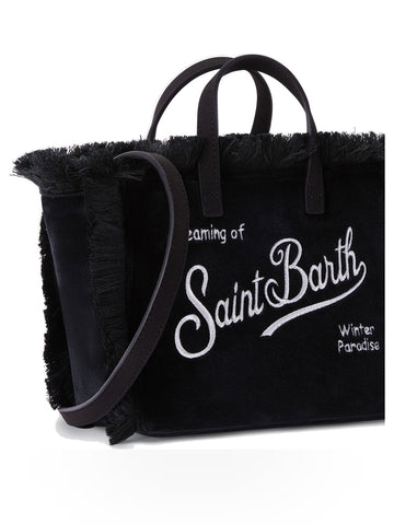 Saint Barth Vanity Mini Velvet N Small Bag - Borse Donna - 00ar Emb
