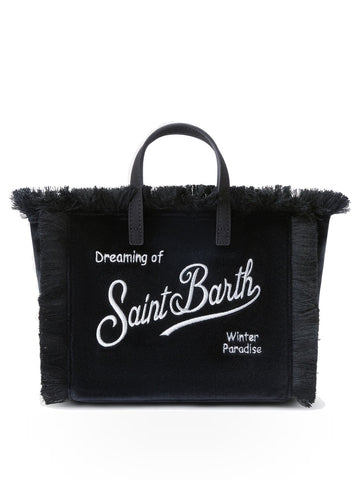 Saint Barth Vanity Mini Velvet N Small Bag - Borse Donna - 00ar Emb