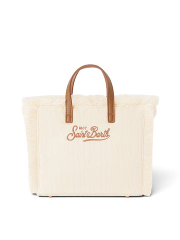 Saint Barth Vanity Mini Corduroy N Small Bag - Borse Donna - S 10 Emb