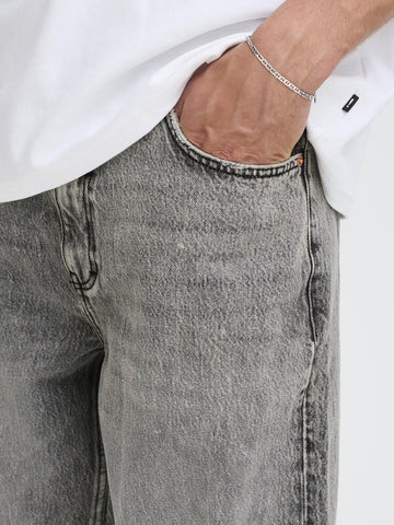Solid Milo-tommy - Jeans Uomo - Grey Denim
