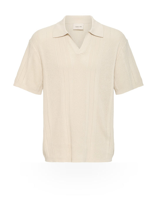 Solid Trefor Long Sleeved Knit Pullover - Maglieria Uomo - Bianco